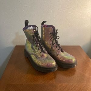 Iridescent Dr marten boots